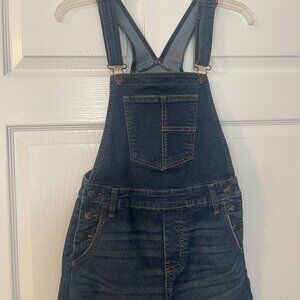 Denim shorts overalls by No Boundaries - size XS